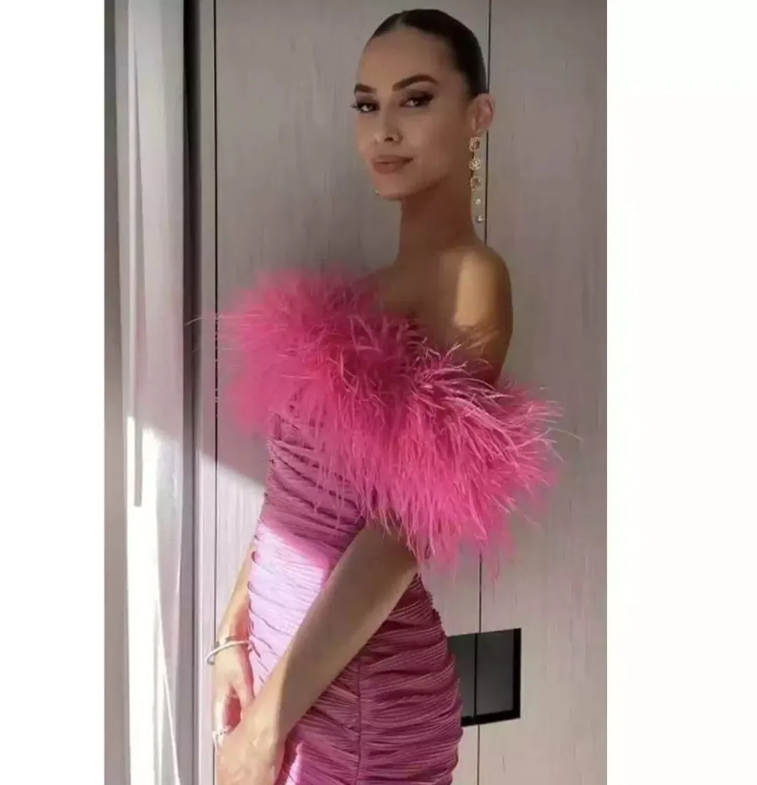 Rachel Gilbert Zion Mini Dress Pink 3/AU12 for rent on The Volte - main image