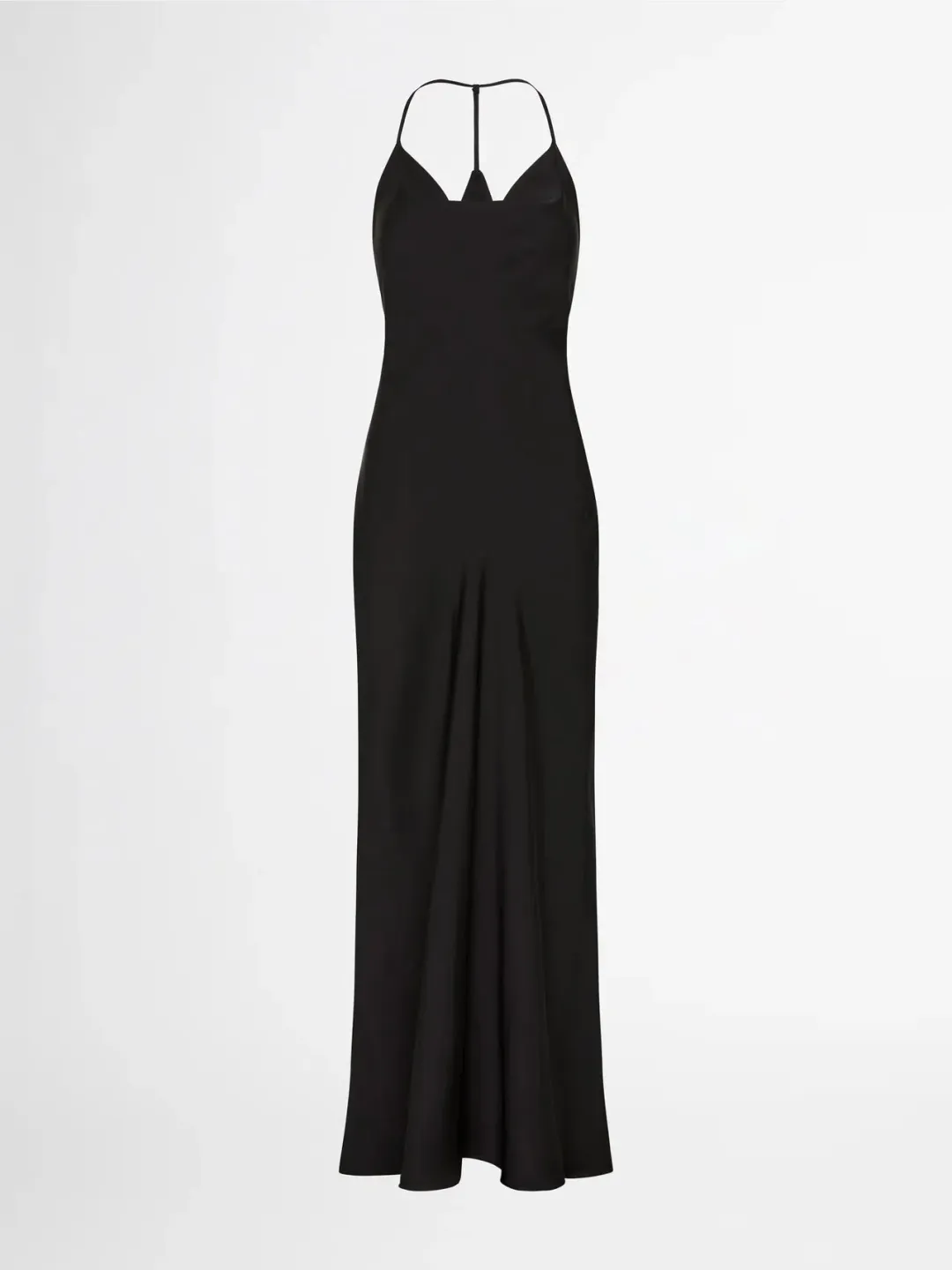 Sheike Ivy Draped Maxi Dress Black Size 10 for rent on The Volte - main image