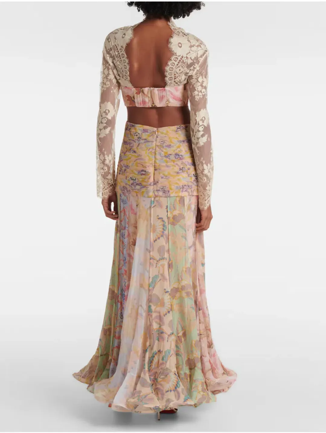 Zimmermann Eden Flounce Maxi Dress Spliced Eden Size 0 / AU 8 for rent on The Volte - main image