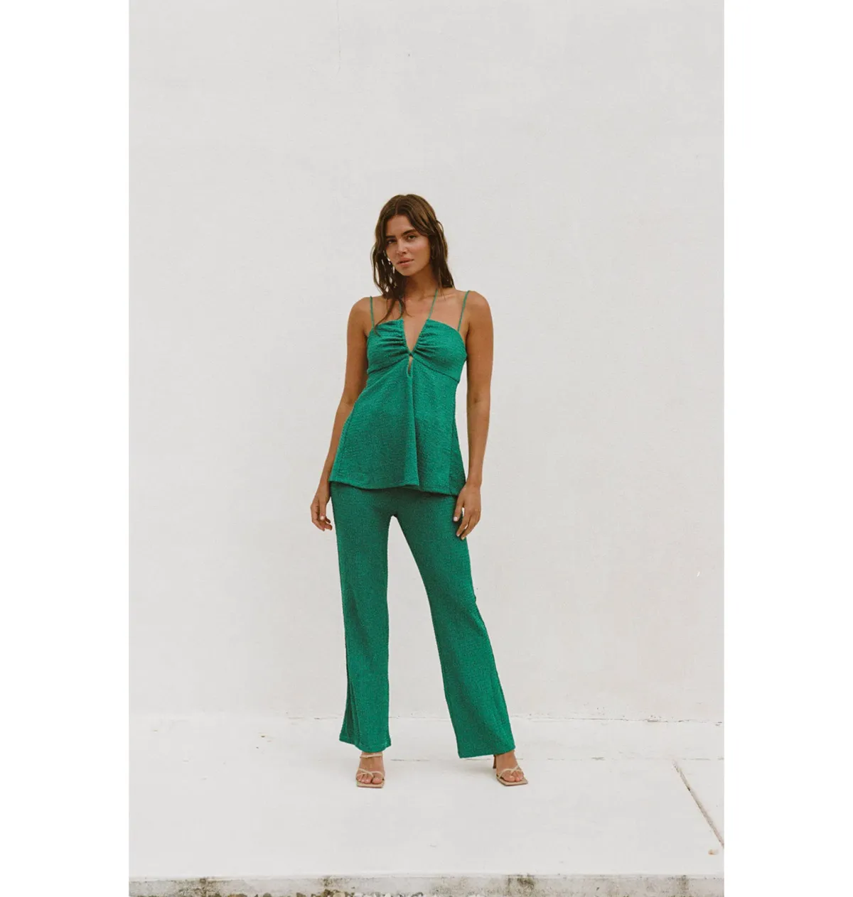 Sabo Skirt Ashton Jumpsuit Emerald Green Size M / AU 10 - Image 1