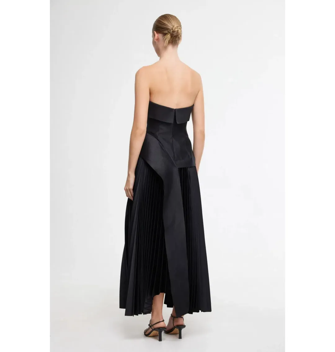 Acler Hammil Midi Dress Black Size AU 14 for rent on The Volte - main image