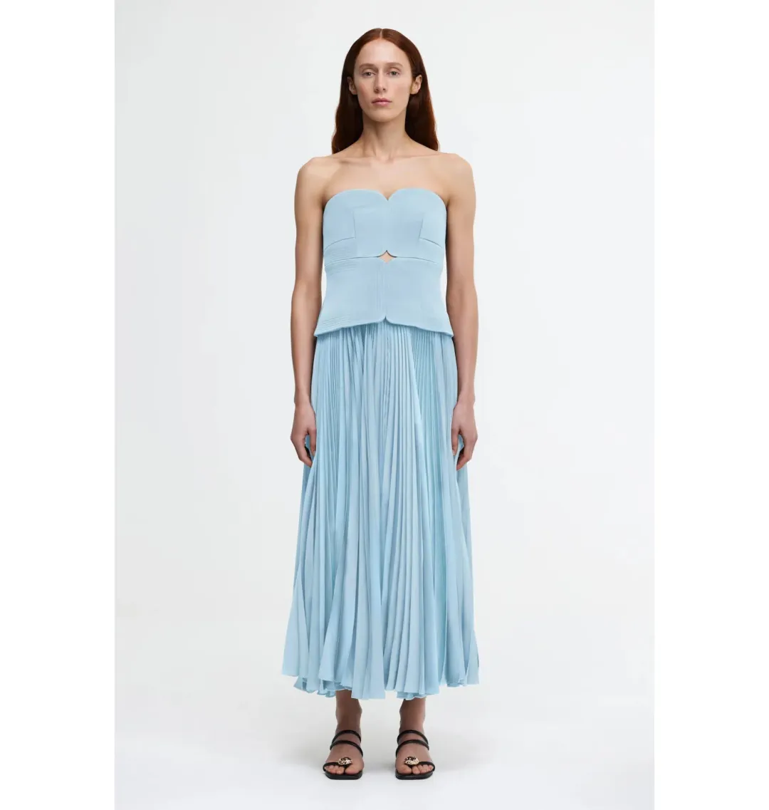 Acler Avonlea Dress in Celeste Blue Size AU 6 for rent on The Volte - main image