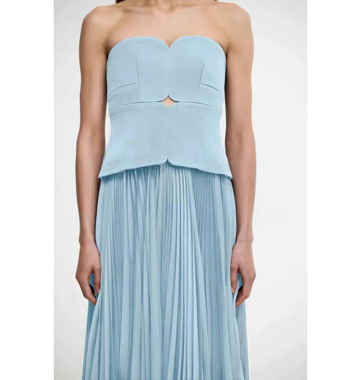Acler Avonlea Dress in Celeste Blue Size AU 10 - Image 4