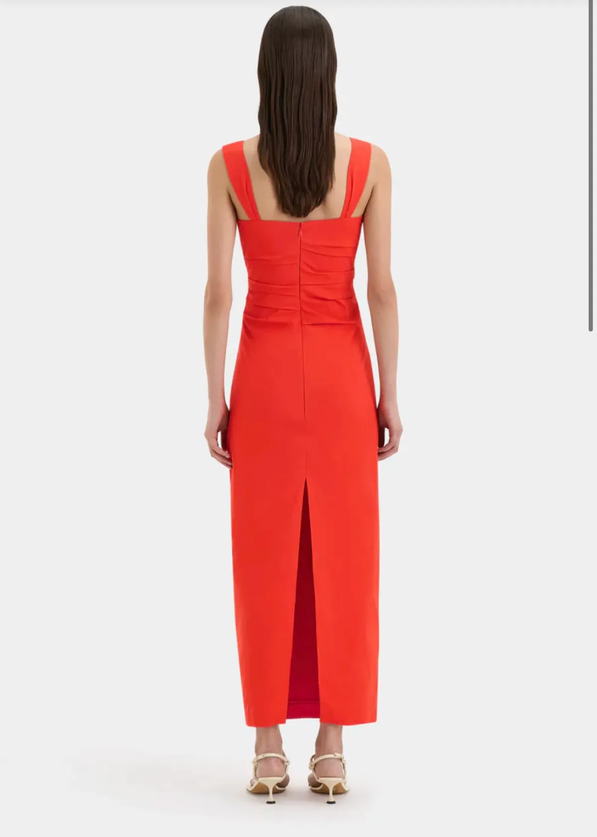 Sir The Label Dahlia Balconette Gown Tangerine Size 1/Au 8  - Image 3