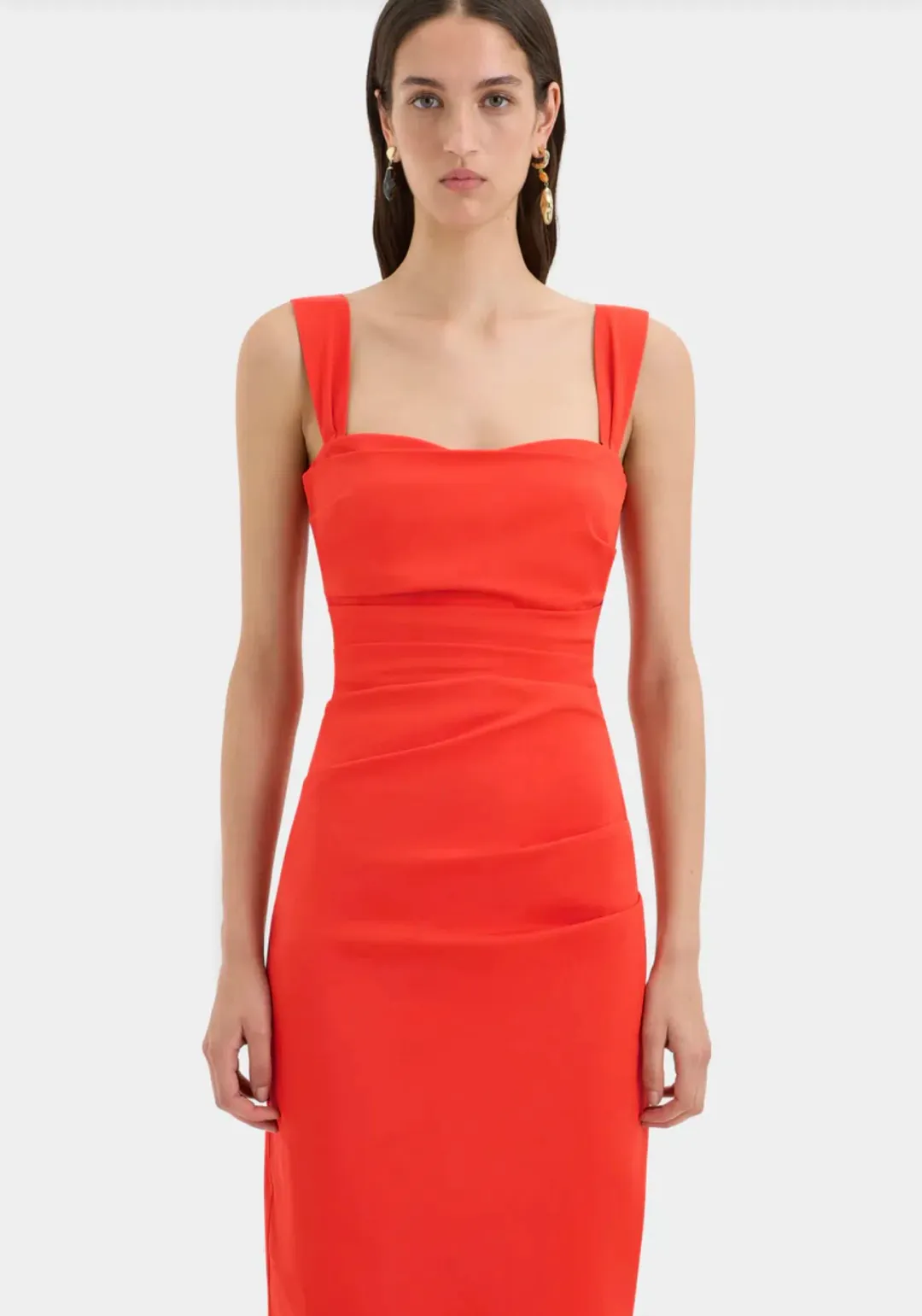 Sir The Label Dahlia Balconette Gown Tangerine Size 1/Au 8  for rent on The Volte - main image