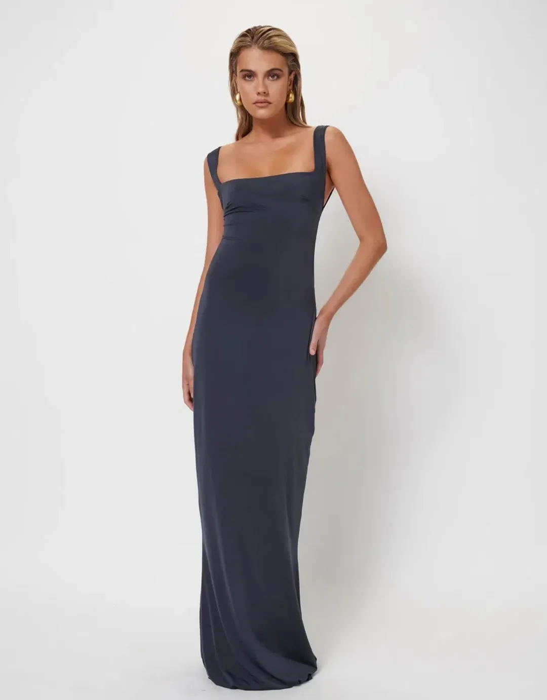 Effie Kats Helena Gown Thunder Size XS /Au 6  for rent on The Volte - main image