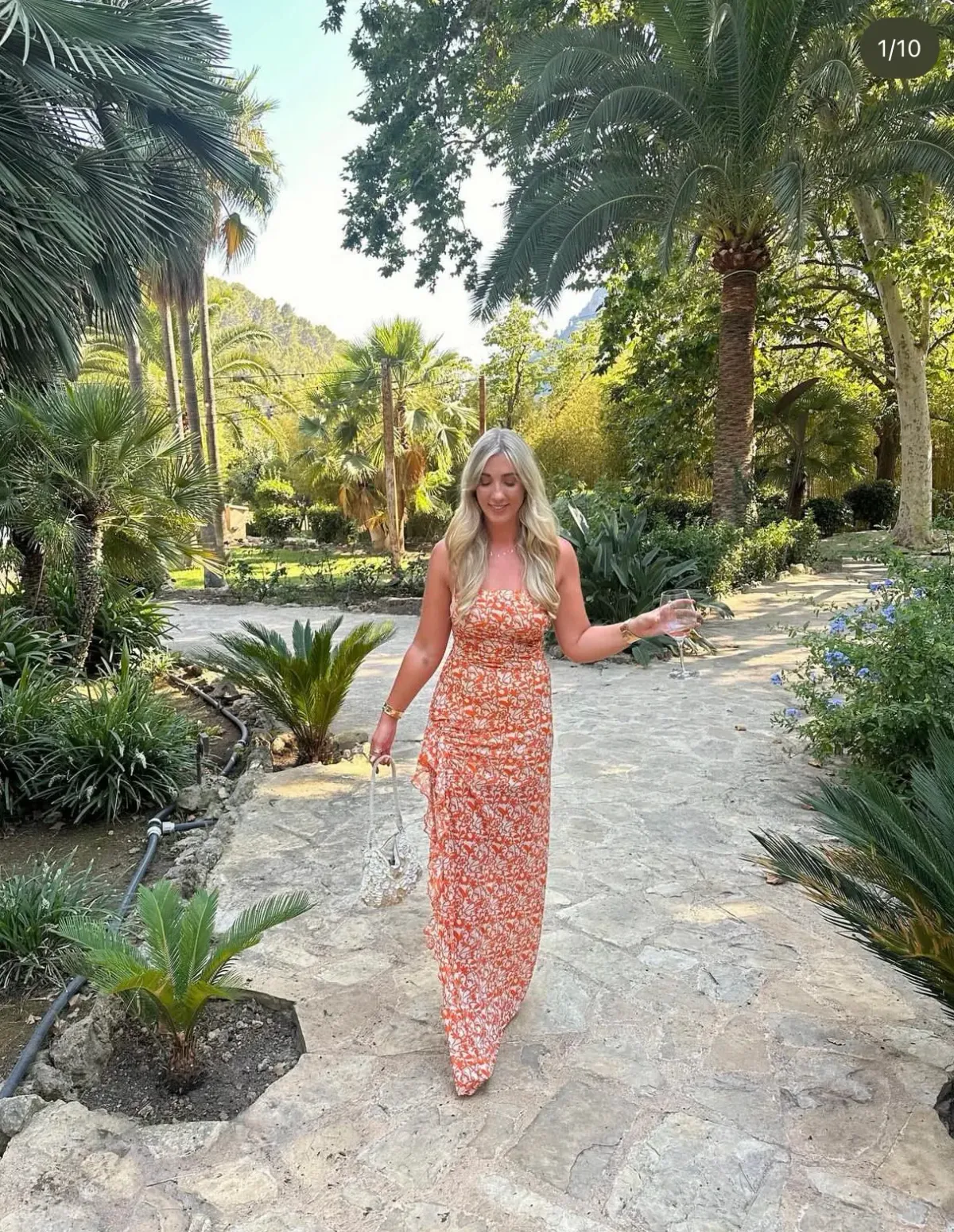 Bec & Bridge Firefly Strapless Maxi Dress Fiesta Floral Size 12  - Image 6