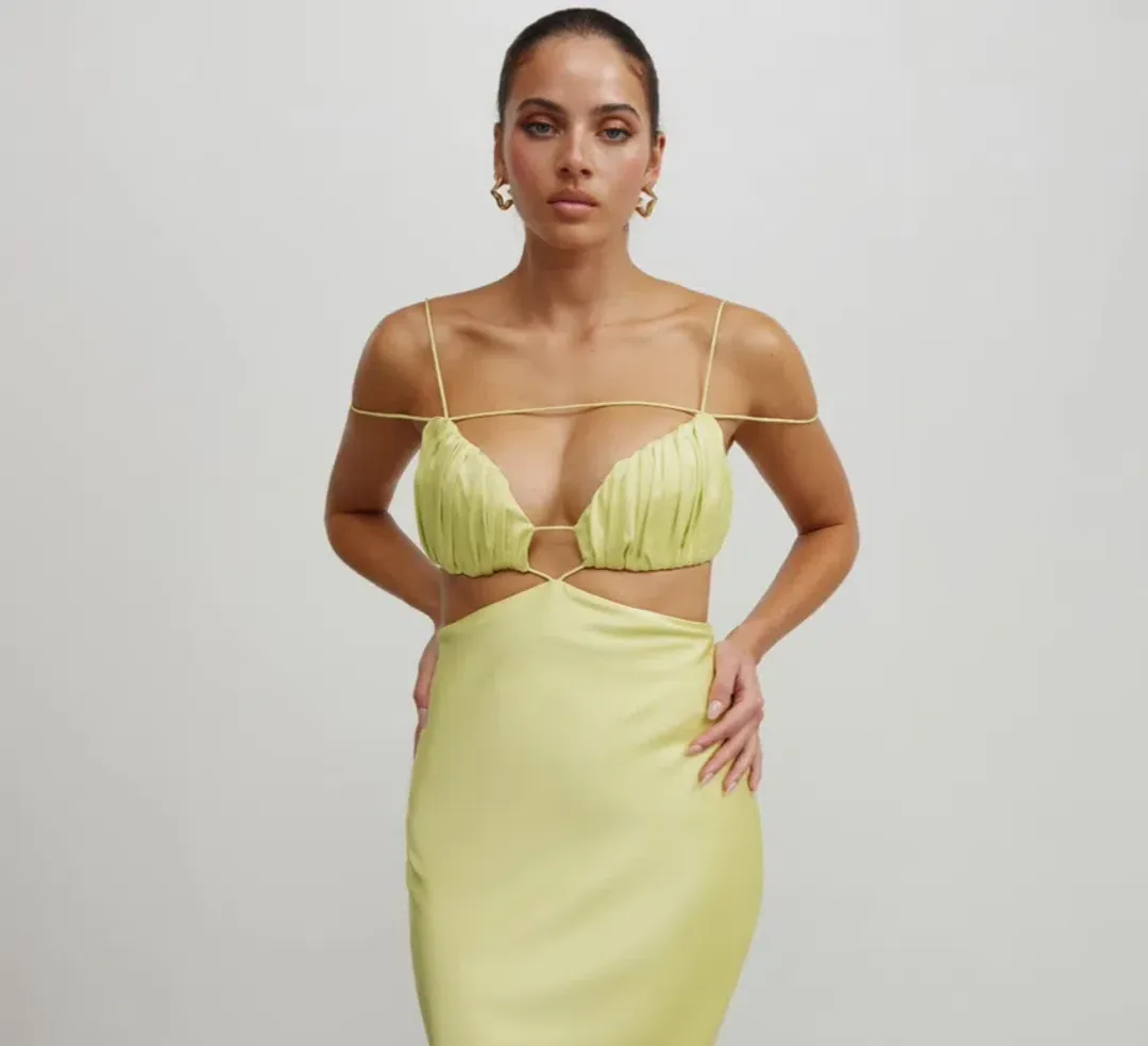 Lexi Leia Maxi Formal Dress Mojito Size 8 for rent on The Volte - main image