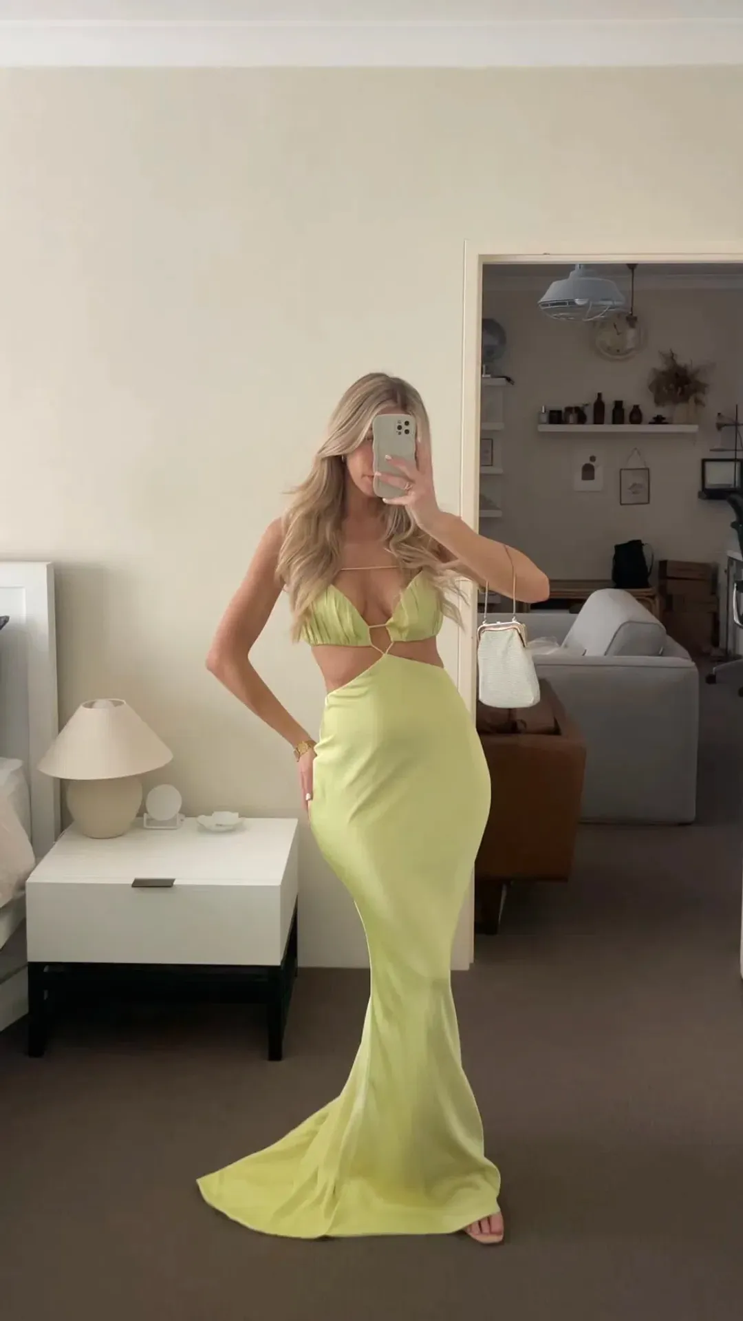 Lexi Leia Maxi Formal Dress Mojito Size 8 for rent on The Volte - main image