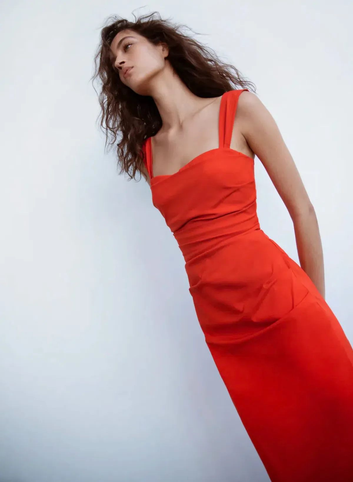 Sir The Label Dahlia Balconette Gown Tangerine Size 10 - Image 4