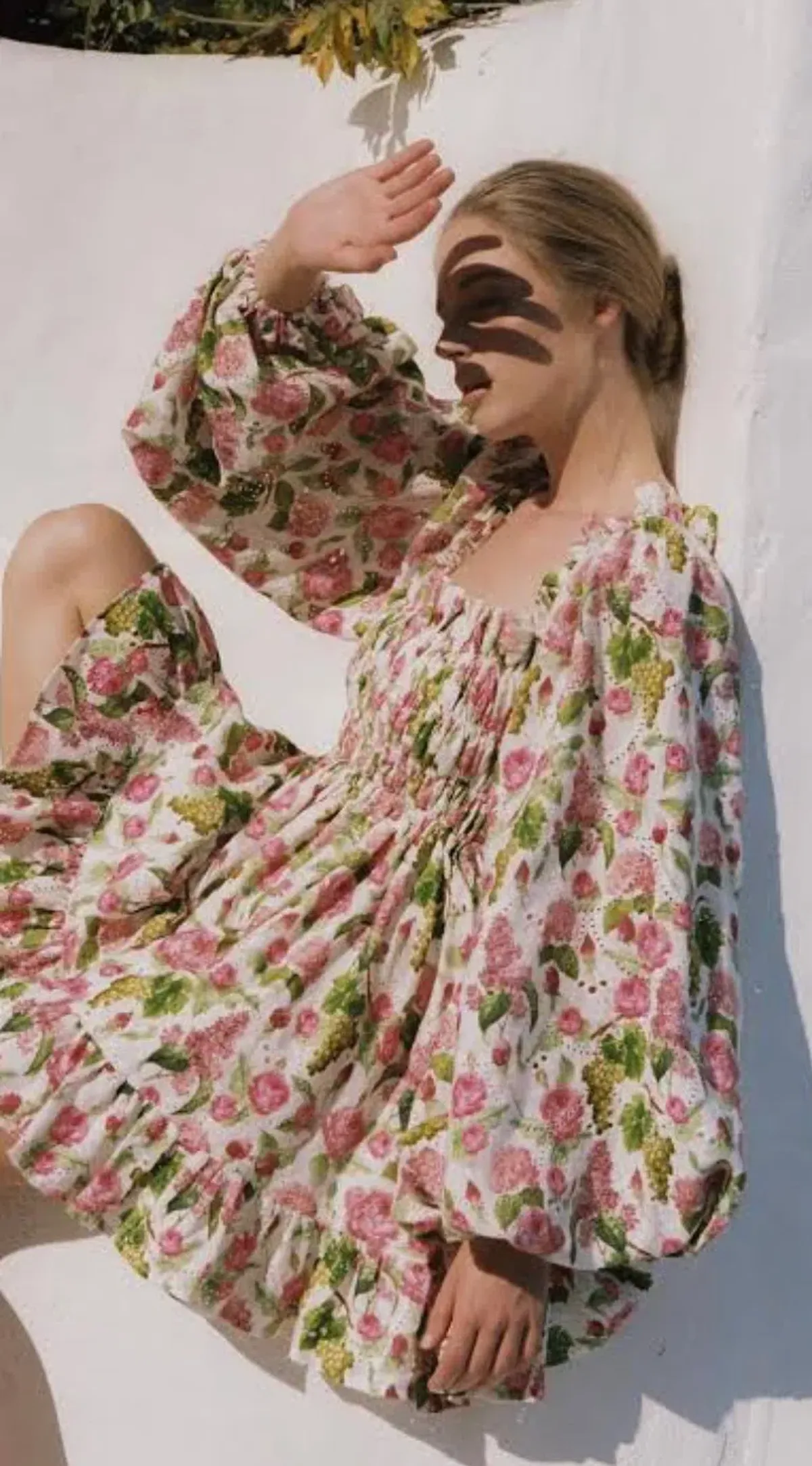 Palm Noosa Milky Way MIni Dress in Pink Blooms Size 12 - Image 3