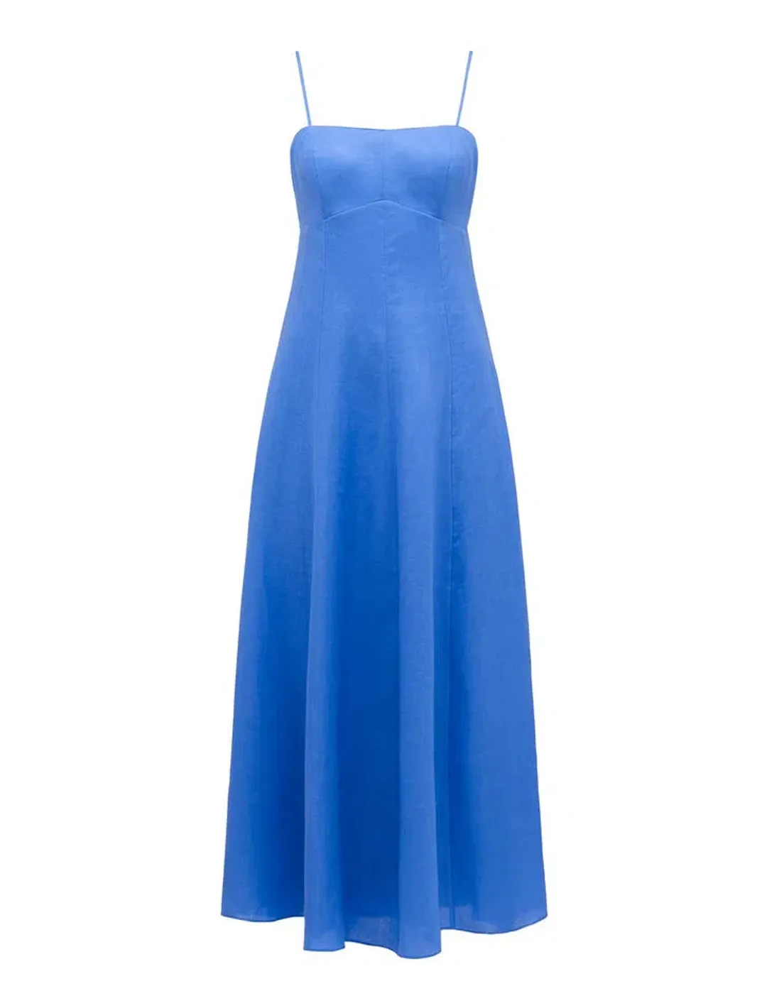 Forever New Kimberly Strapless Midi Dress in Blue  for rent on The Volte - main image