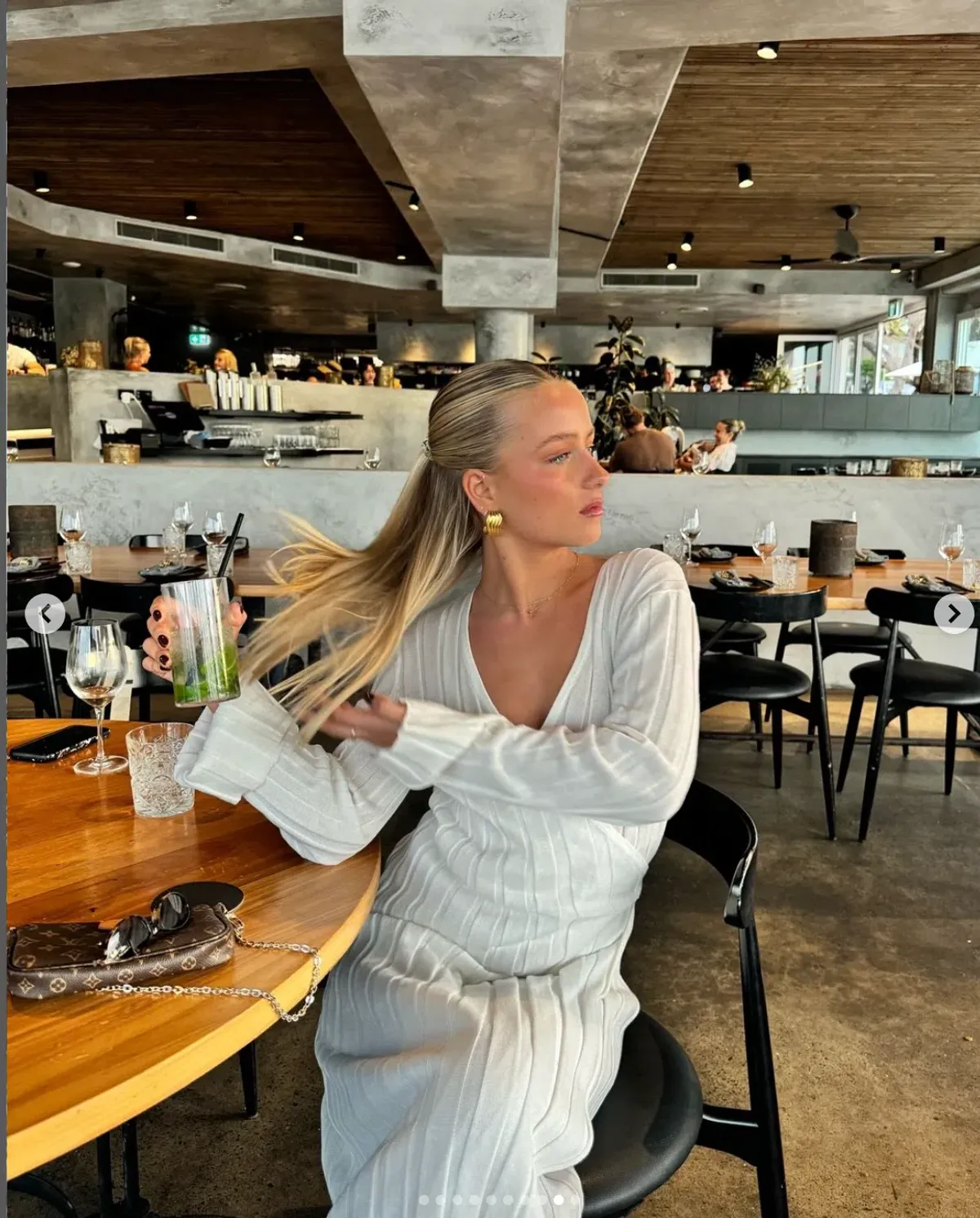 Sir The Label Isobel Wrap Dress White Size 0/Au 6 - Image 3