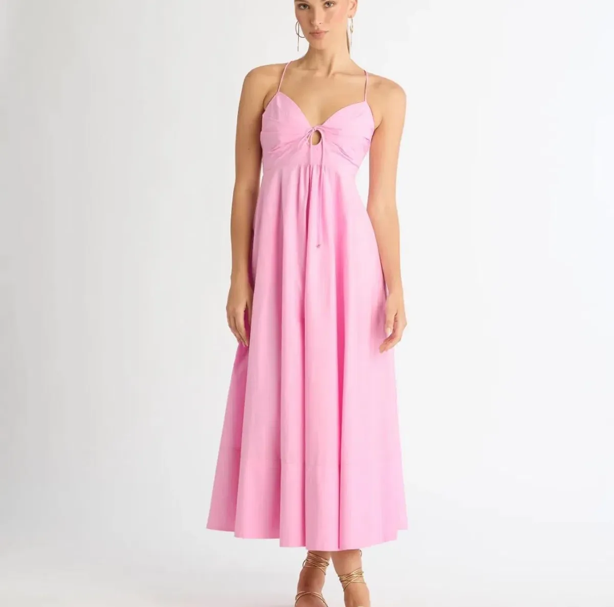 Sheike Isabel Midi Dress Pink Size 6  - Image 1
