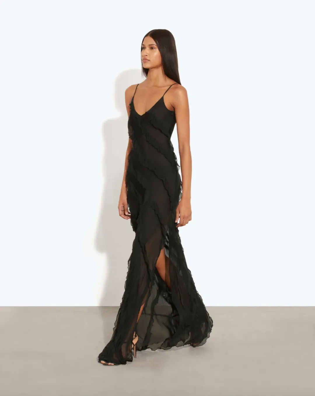 Rat & Boa Selena Maxi Dress Black Size XS / AU 6 for rent on The Volte - main image