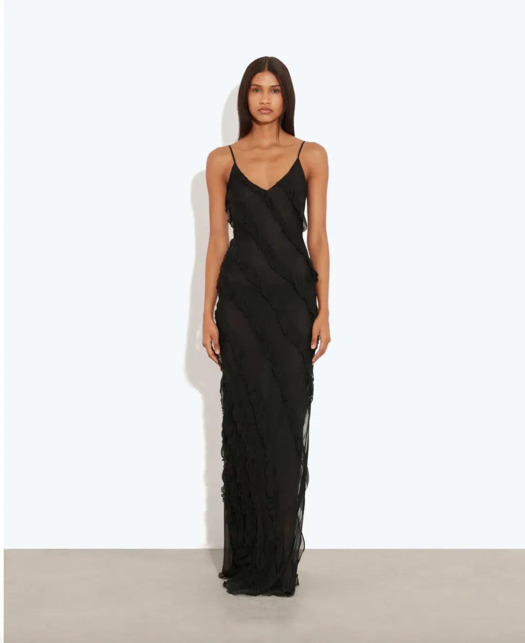 Rat & Boa Selena Maxi Dress Black Size S / AU 8 for rent on The Volte - main image