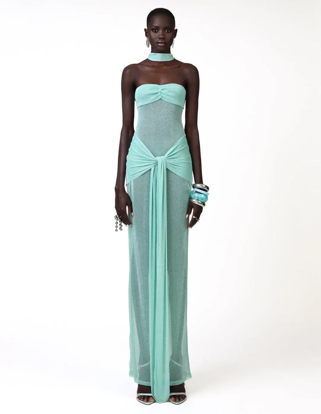 Khanums Kesca Maxi Gown Mint Size M / AU 10 for rent on The Volte - main image