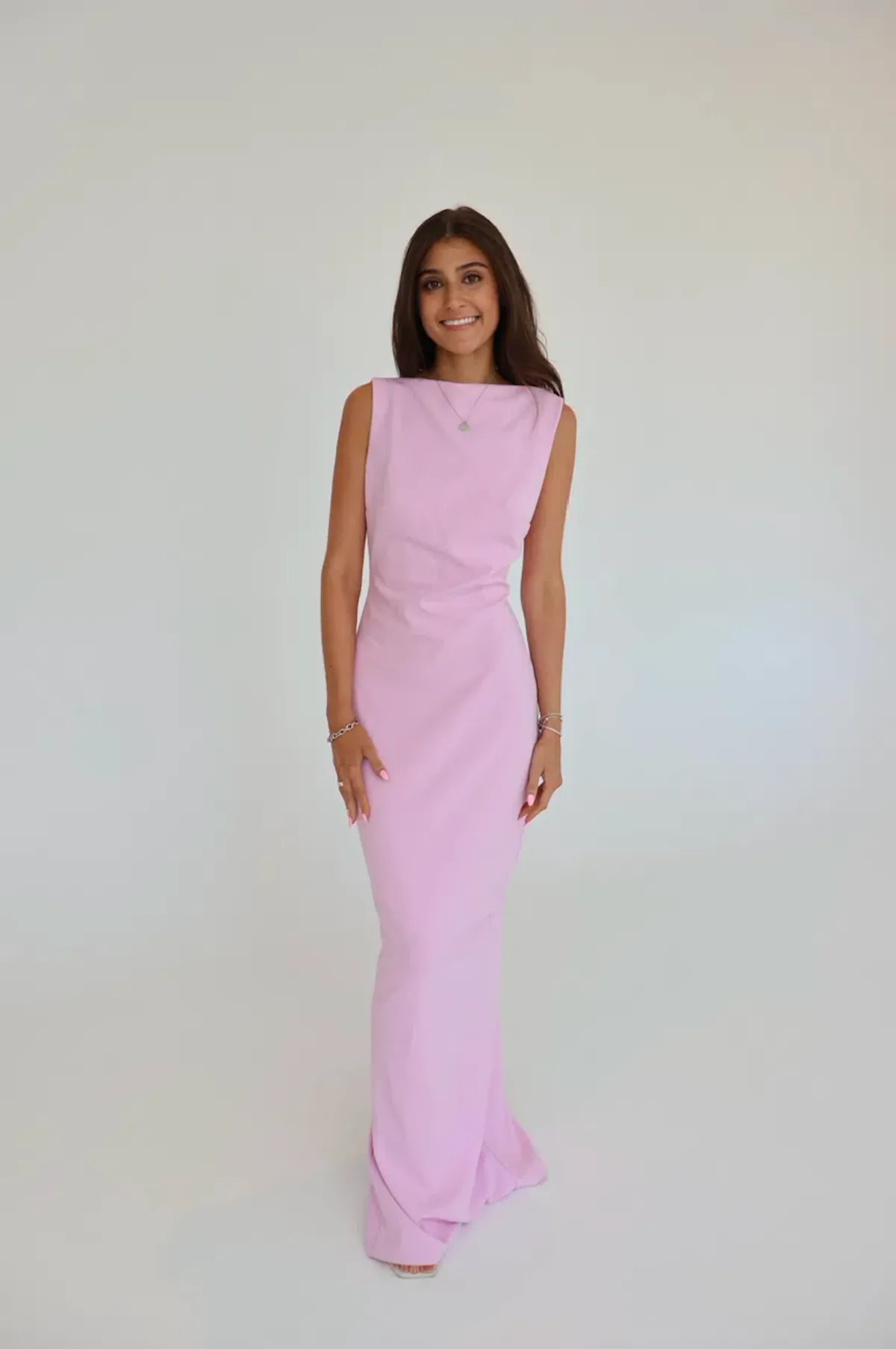 Effie Kats Verona Gown Taffy Pink Size M / AU 10 - Image 2