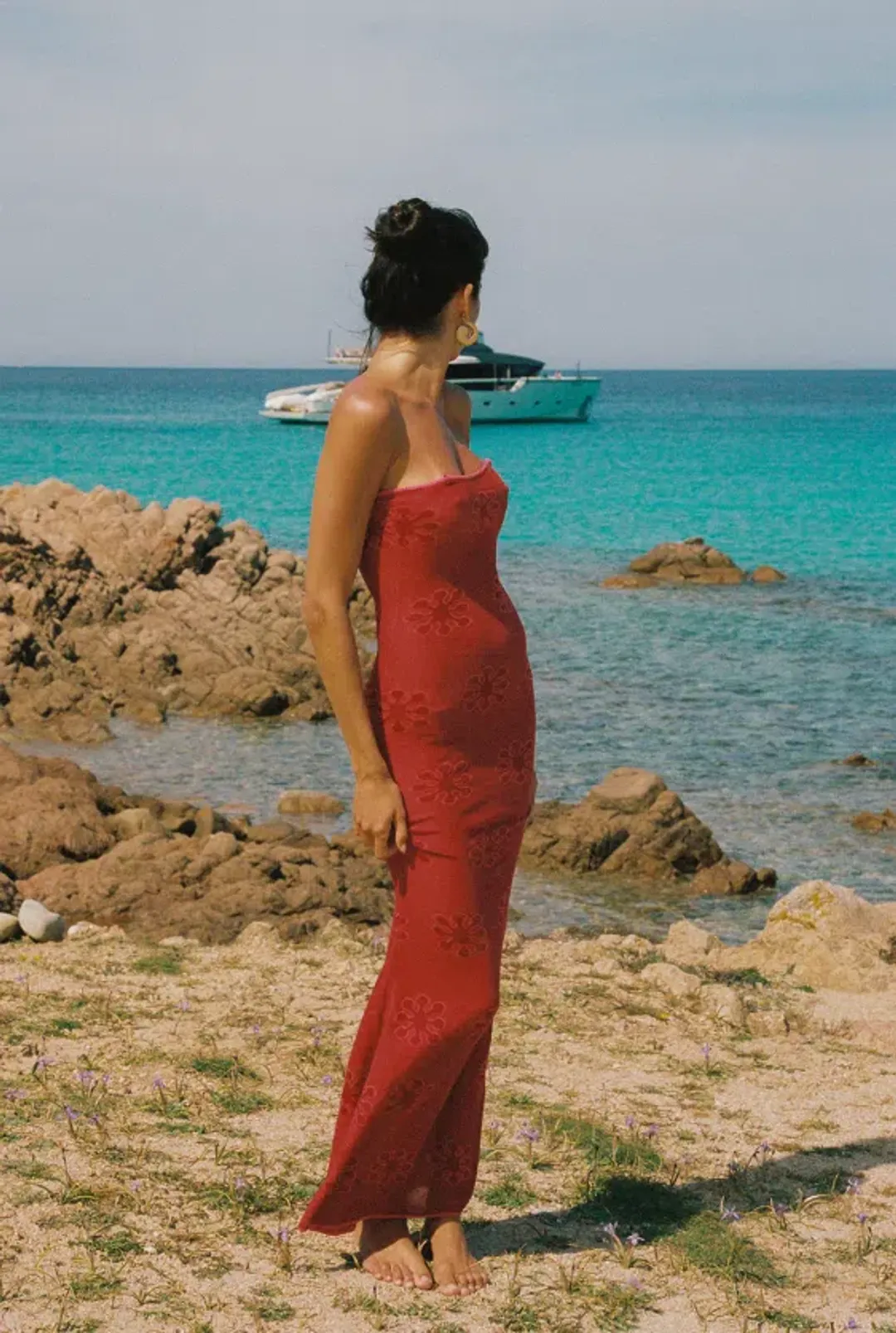 Asta Resort Monica Dress Wine Size AU 8  for rent on The Volte - main image