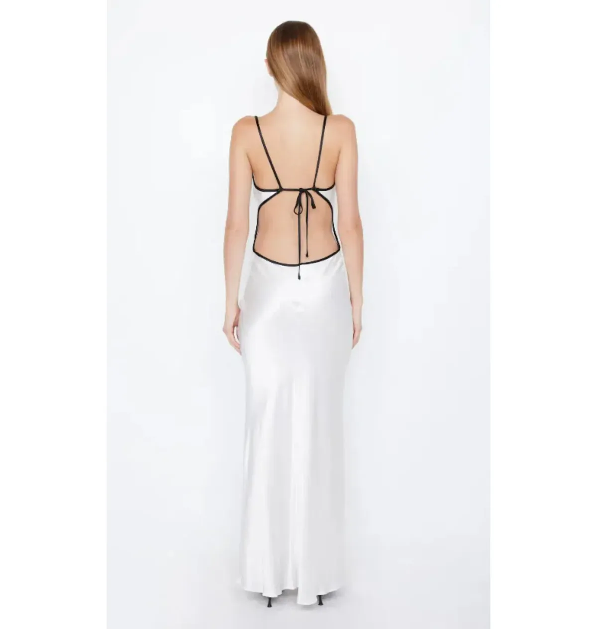 Bec & Bridge Cedar City Maxi Dress Ivory/Black Size AU 6 - Image 3