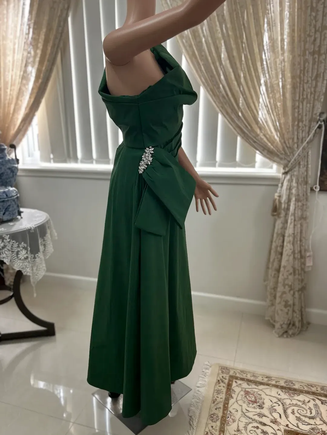 Rachel Gilbert Archer Dress Green Size 10/M for rent on The Volte - main image