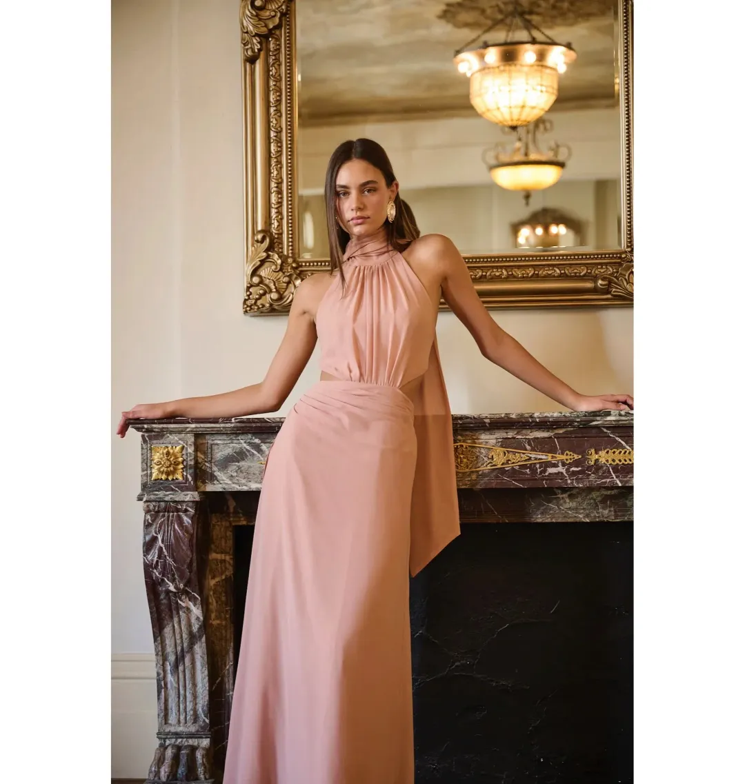 Calia Collection Sofia Dress Bare Blush Size AU 10 for rent on The Volte - main image