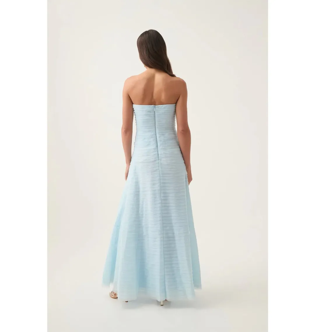 Aje Soundscape Maxi Dress In Ocean Breeze Size AU 6 for rent on The Volte - main image