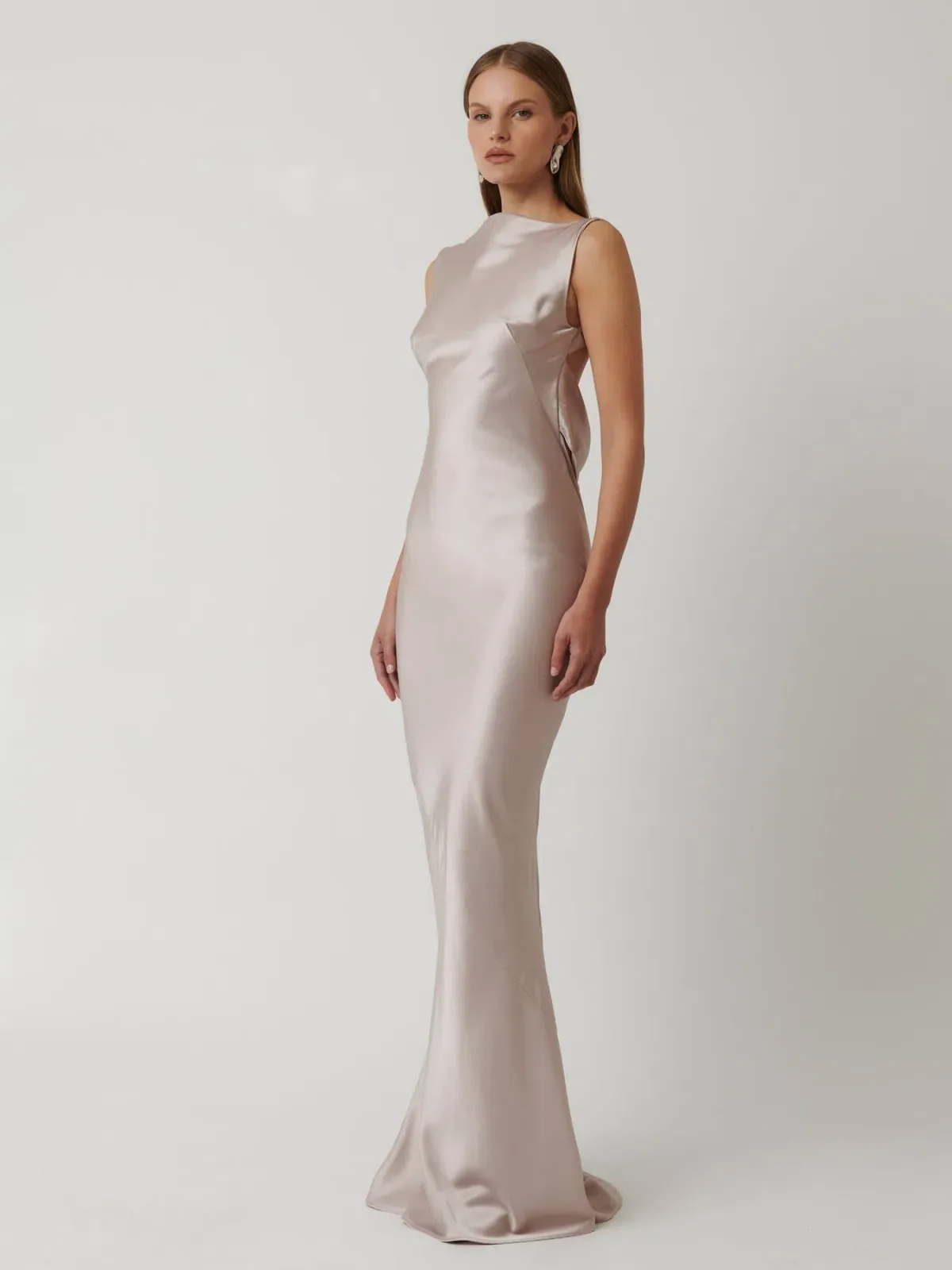 Effie Kats Karolina Gown in Moet Size 12 - Image 2