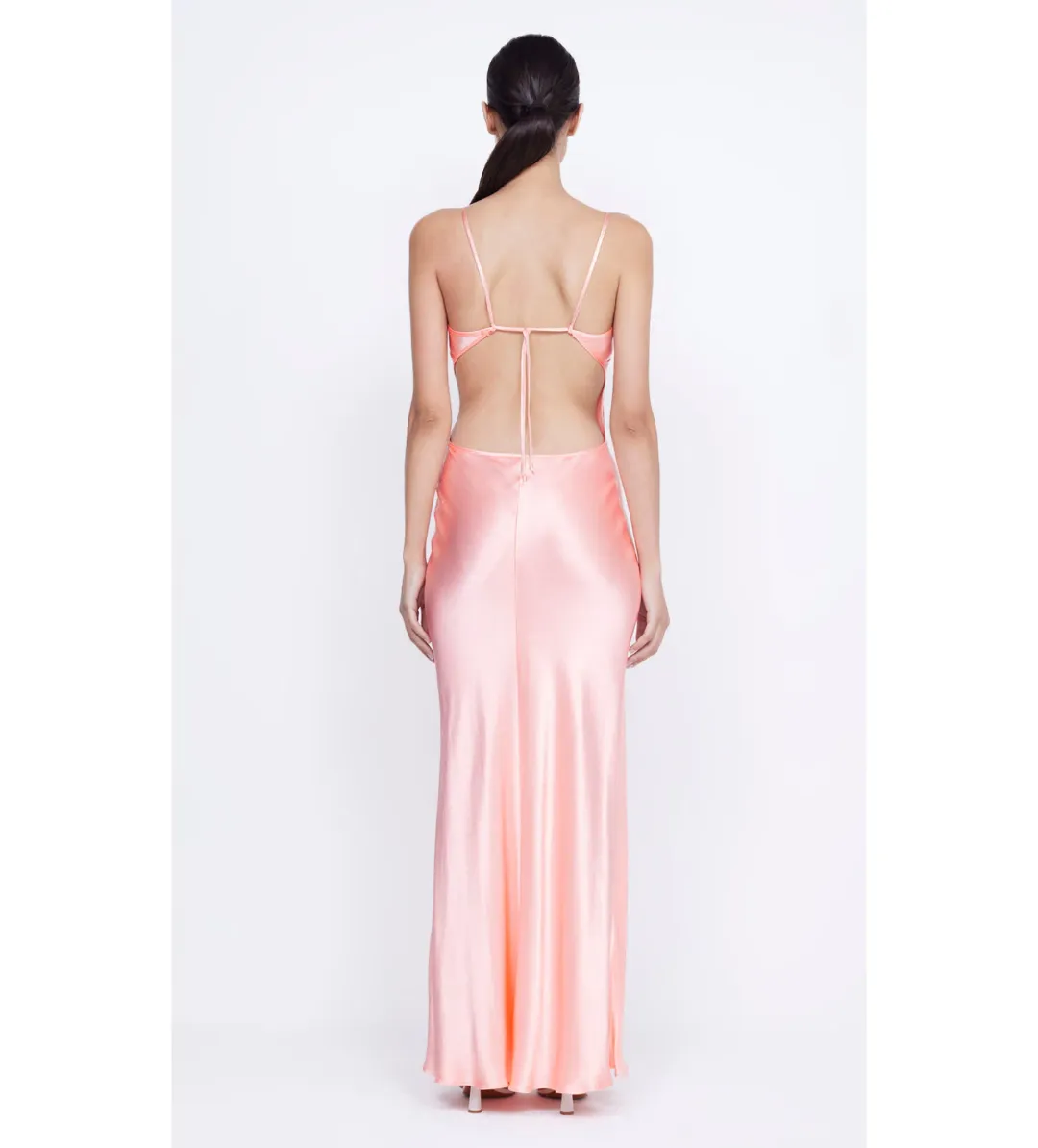 Bec And Bridge Cedar City Maxi Dress In Coral Size 6 for rent on The Volte - main image