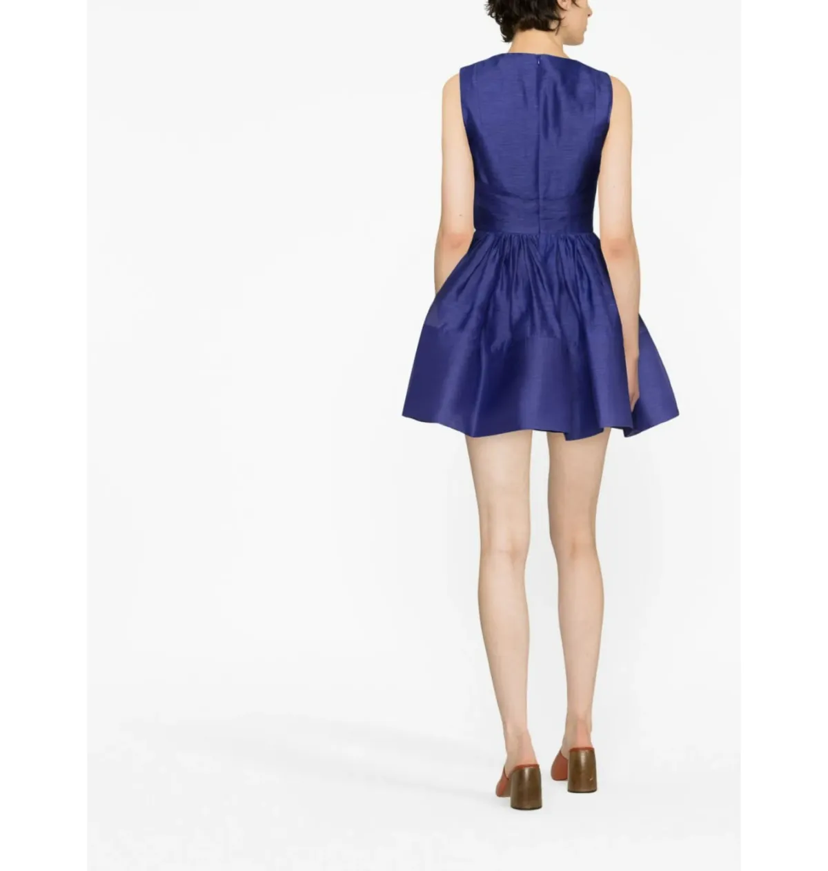 Zimmermann Tama V Neck Mini Dress Blue Size 1 / AU 10 - Image 2