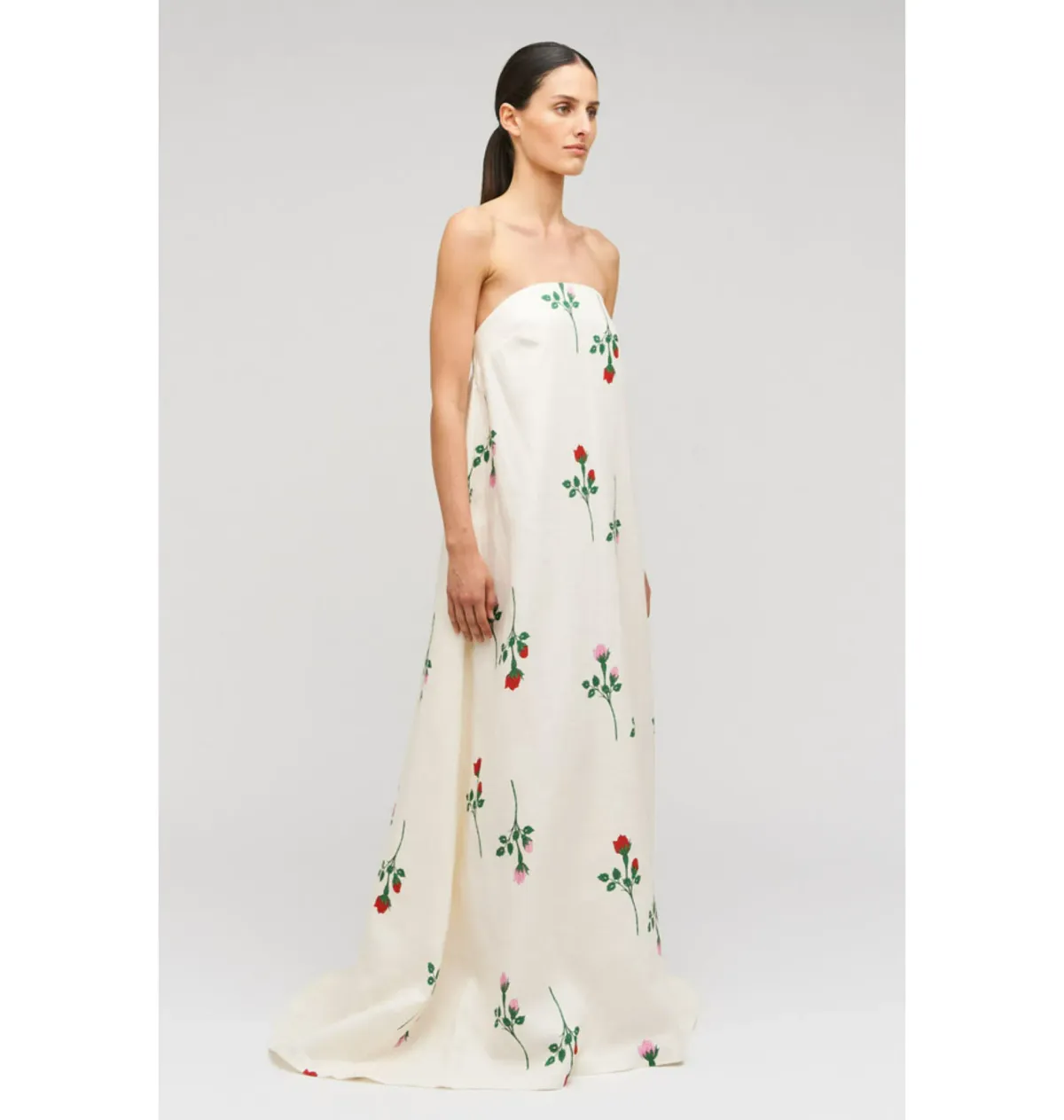 Oroton  Rosebud Gown in Antique White Size AU 12 Adrienne Cleary - Image 2