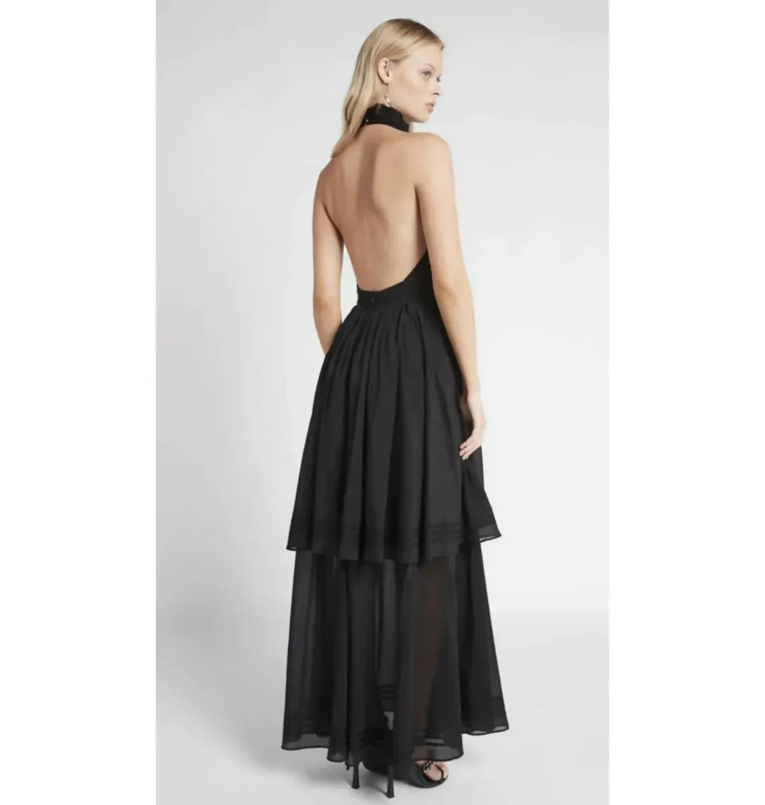 Aje Sienna Dress Black Size AU 10 for rent on The Volte - main image