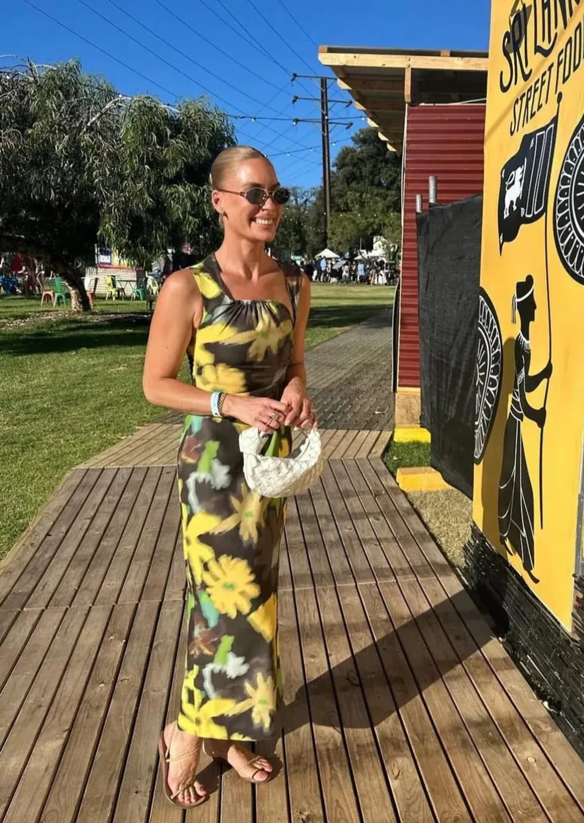 Wynn Hamlyn Ella Maxi Dress Acid Flowers Size AU 8 - Image 3