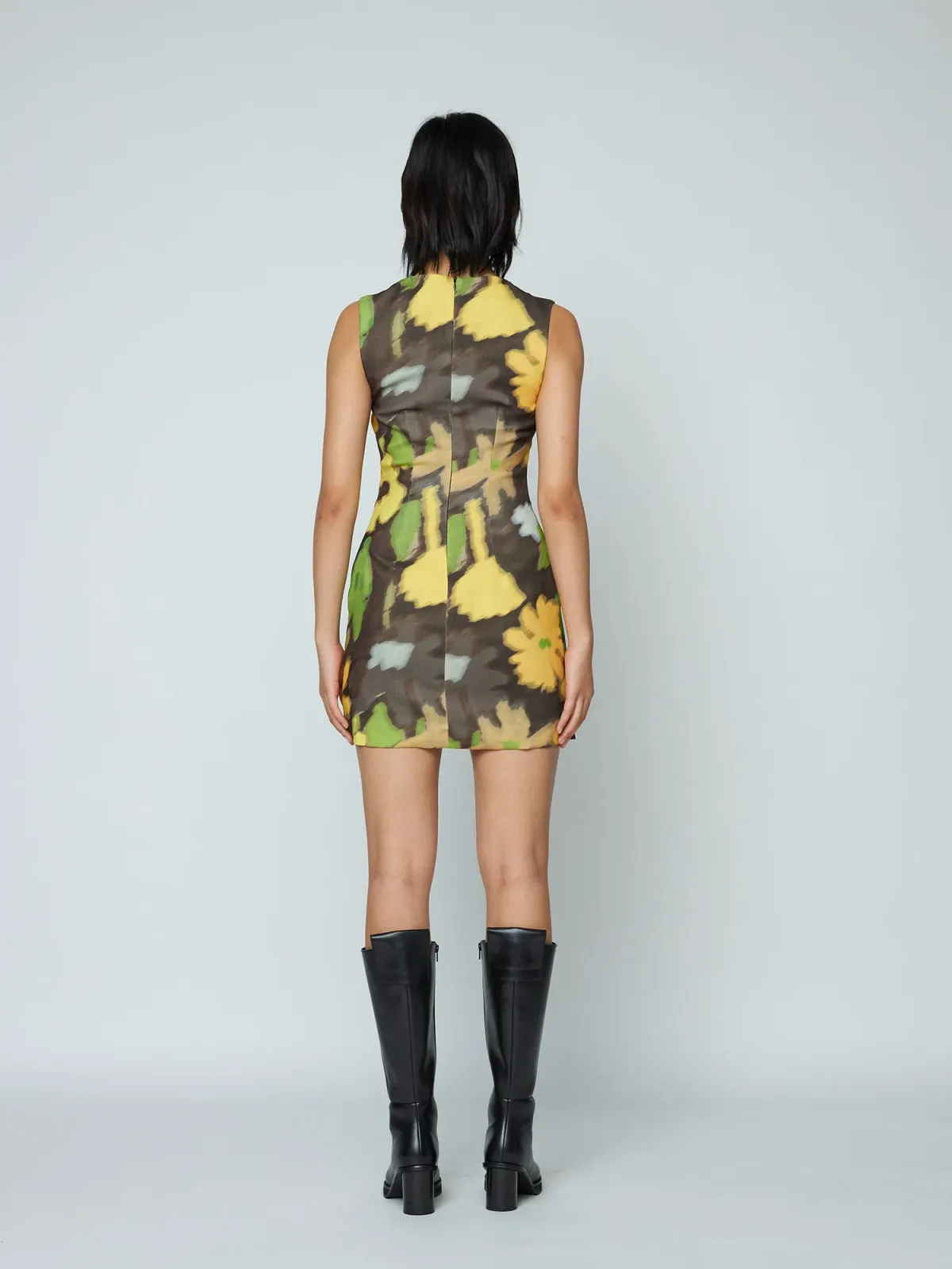 Wynn Hamlyn Ella Mini Dress Acid Flowers Size AU 6 - Image 2