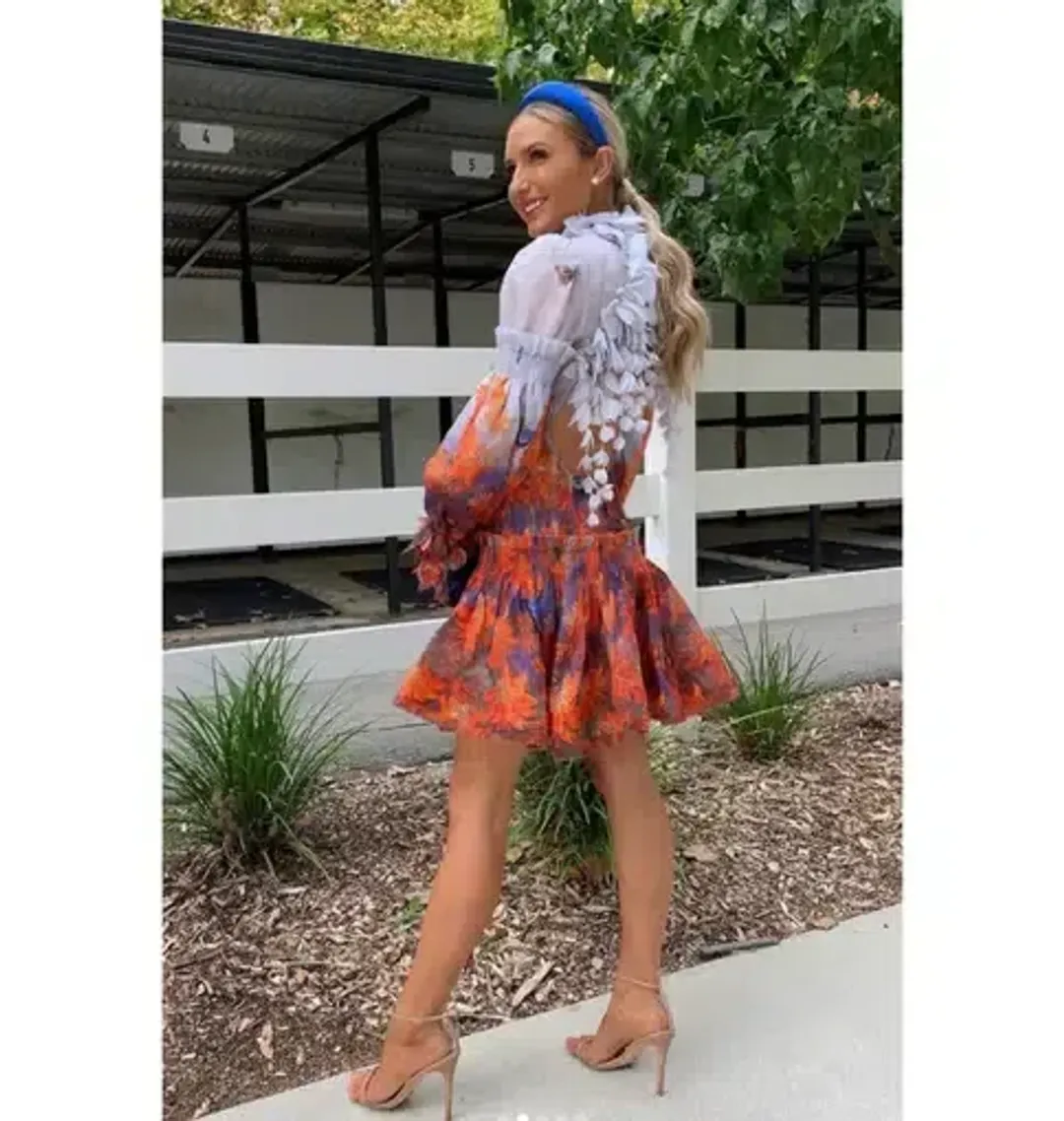 Zimmermann Botanica Mini Dress Wild Flower Size 1 / AU 10 for rent on The Volte - main image