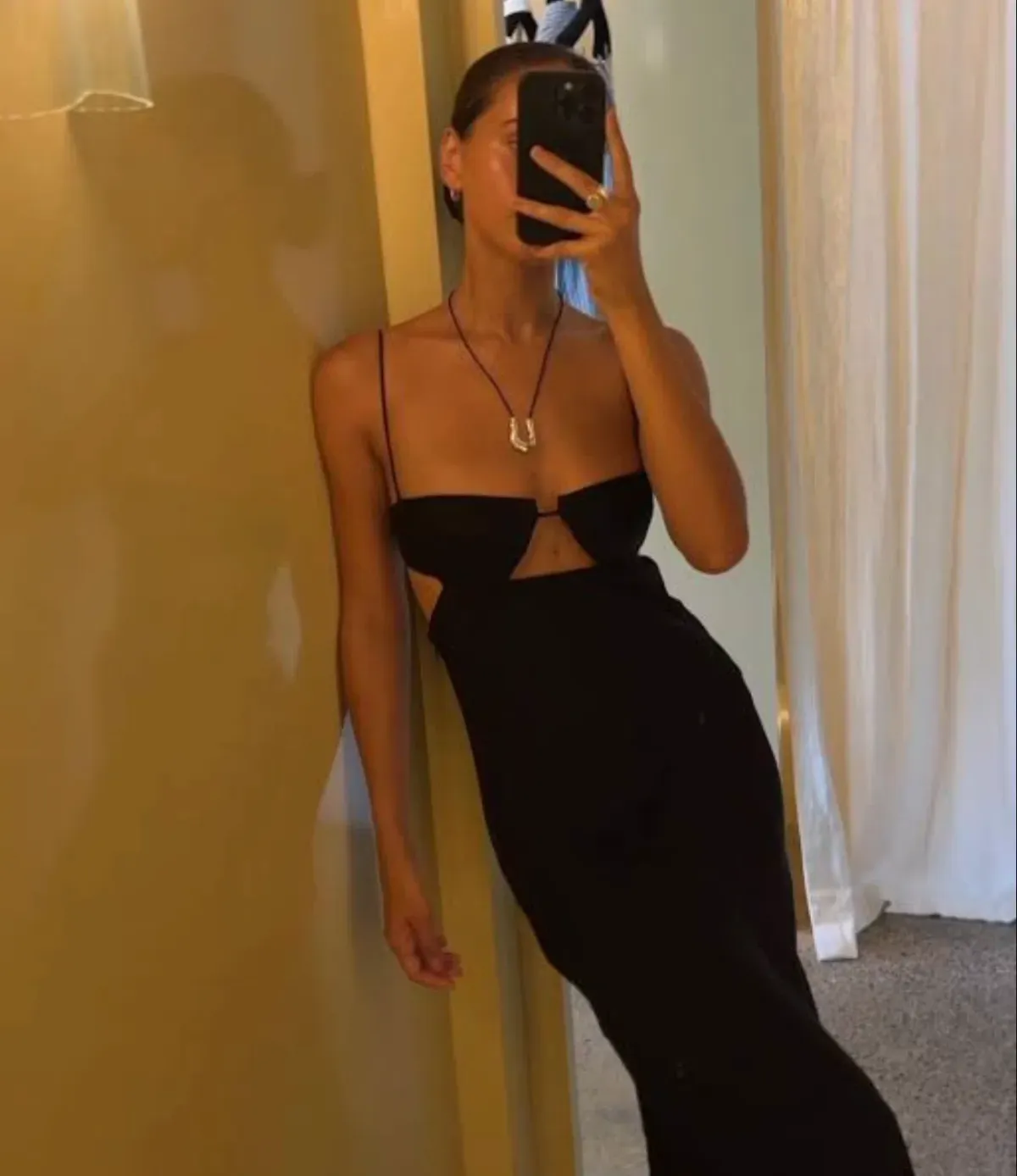 St-Agni Resort Dress Black Size 8  - Image 3