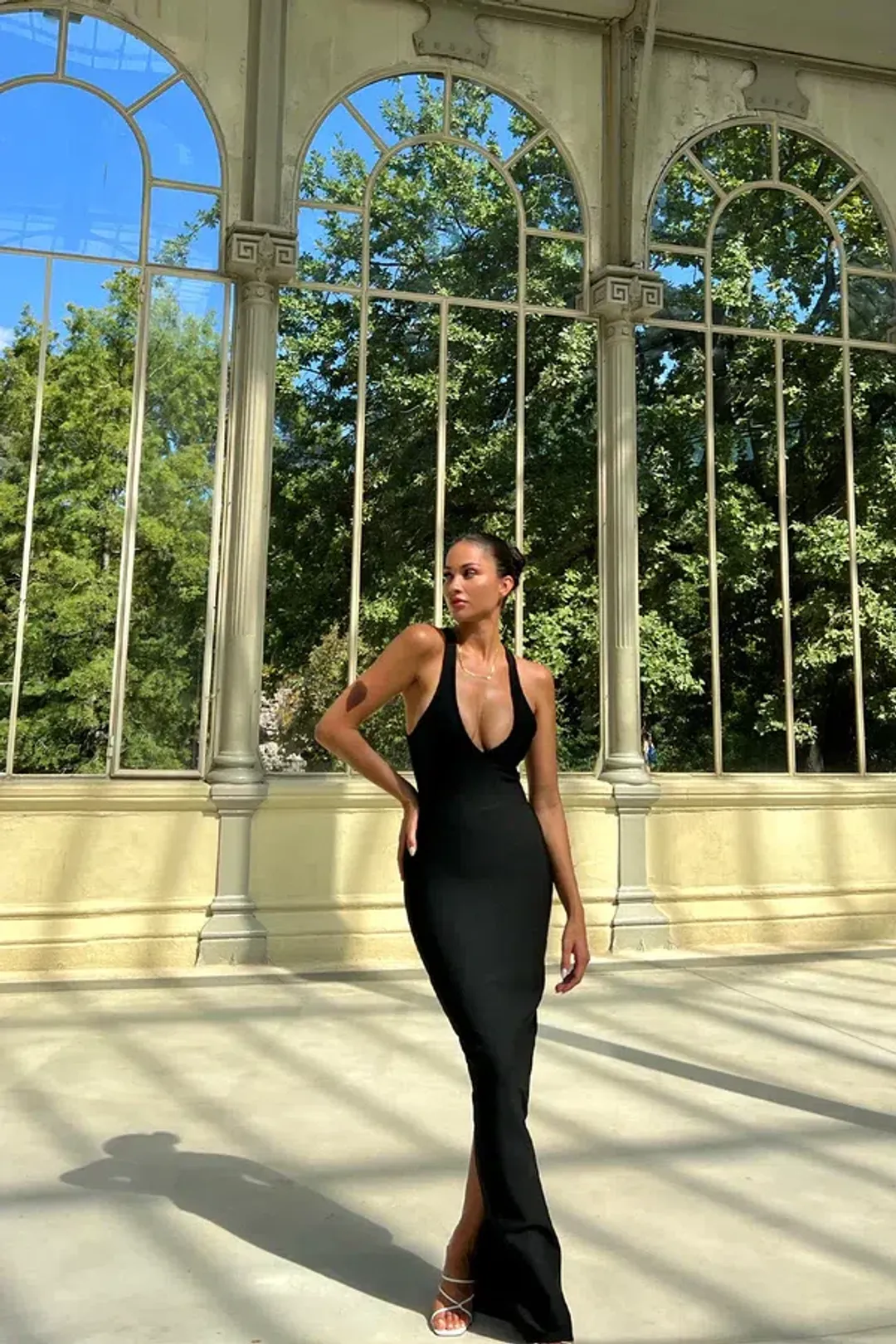 Bianca & Bridgett Brie Gown in Black Size AU 6 for rent on The Volte - main image