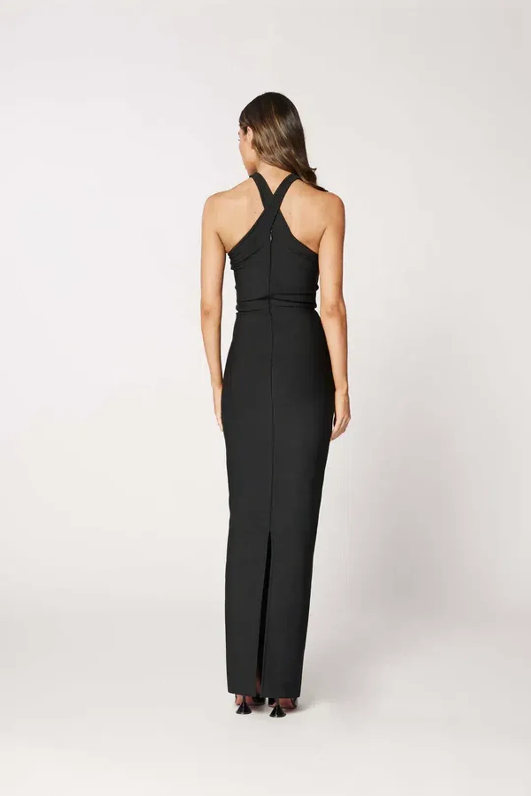 Bianca & Bridgett Brie Gown in Black Size AU 6 for rent on The Volte - main image