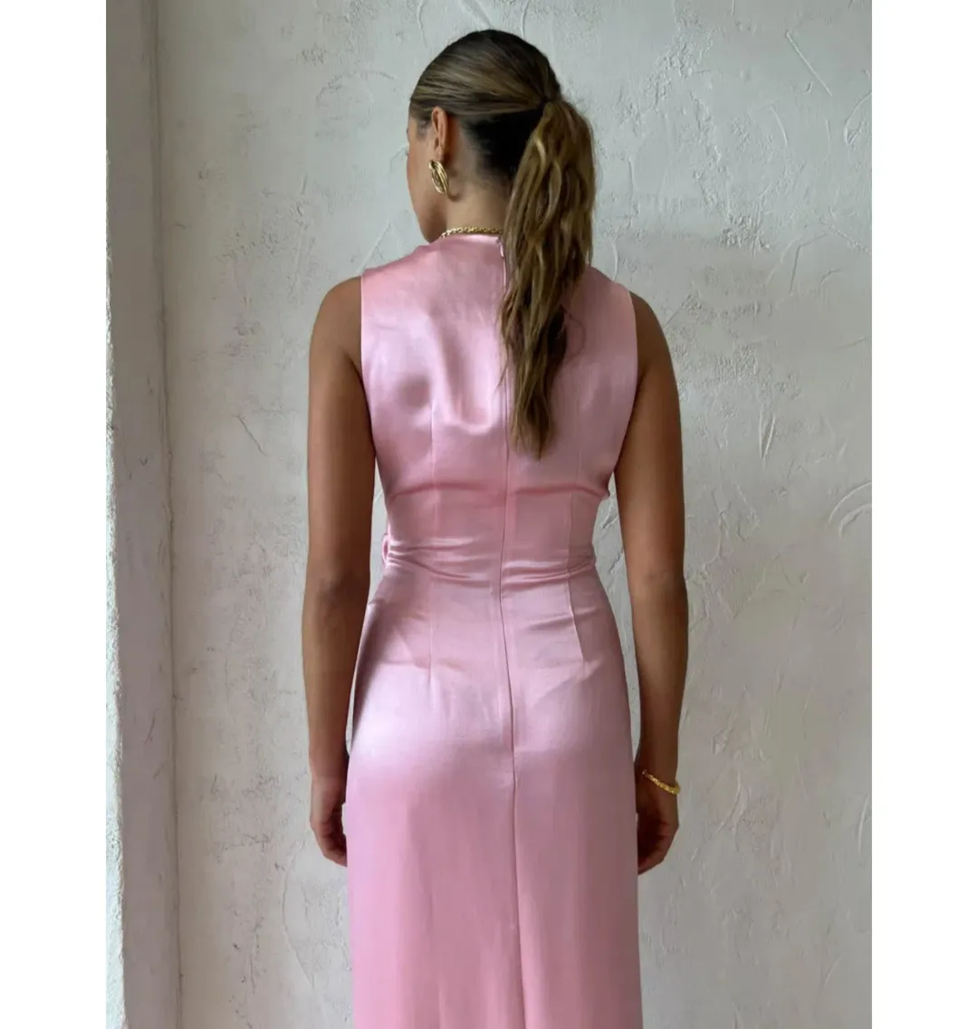 Anna Quan Violeta Dress Pink Size AU 8 for rent on The Volte - main image