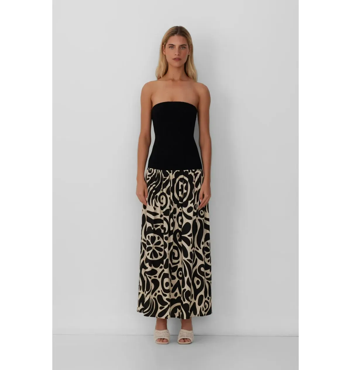 The Wolf Gang Alyss Maxi Dress Print Size AU 12 - Image 3