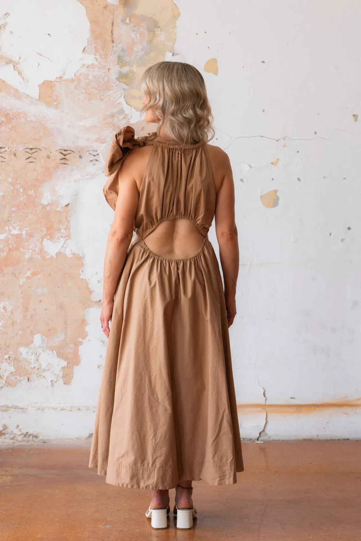 Aje Henriette Cutout Tie Strap Midi Dress Size AU 10  - Image 4