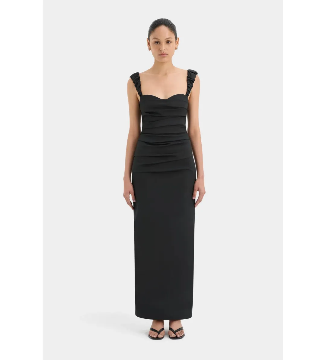 Sir the Label Azul Balconette Gown Black Size 12 for rent on The Volte - main image