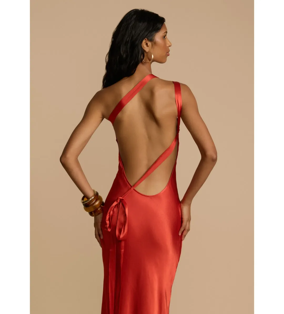 Arcina Ori Monique Dress Rust XS/Au 6  for rent on The Volte - main image