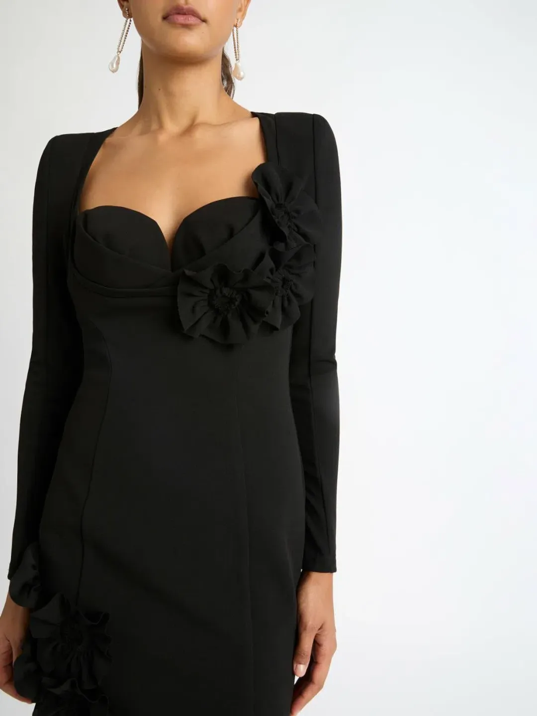 Sheike Vienna Mini Dress Black Size 10 for rent on The Volte - main image