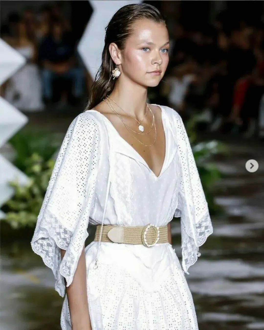 Tigerlily Elati Broderie Lace Onesie Playsuit White  for rent on The Volte - main image