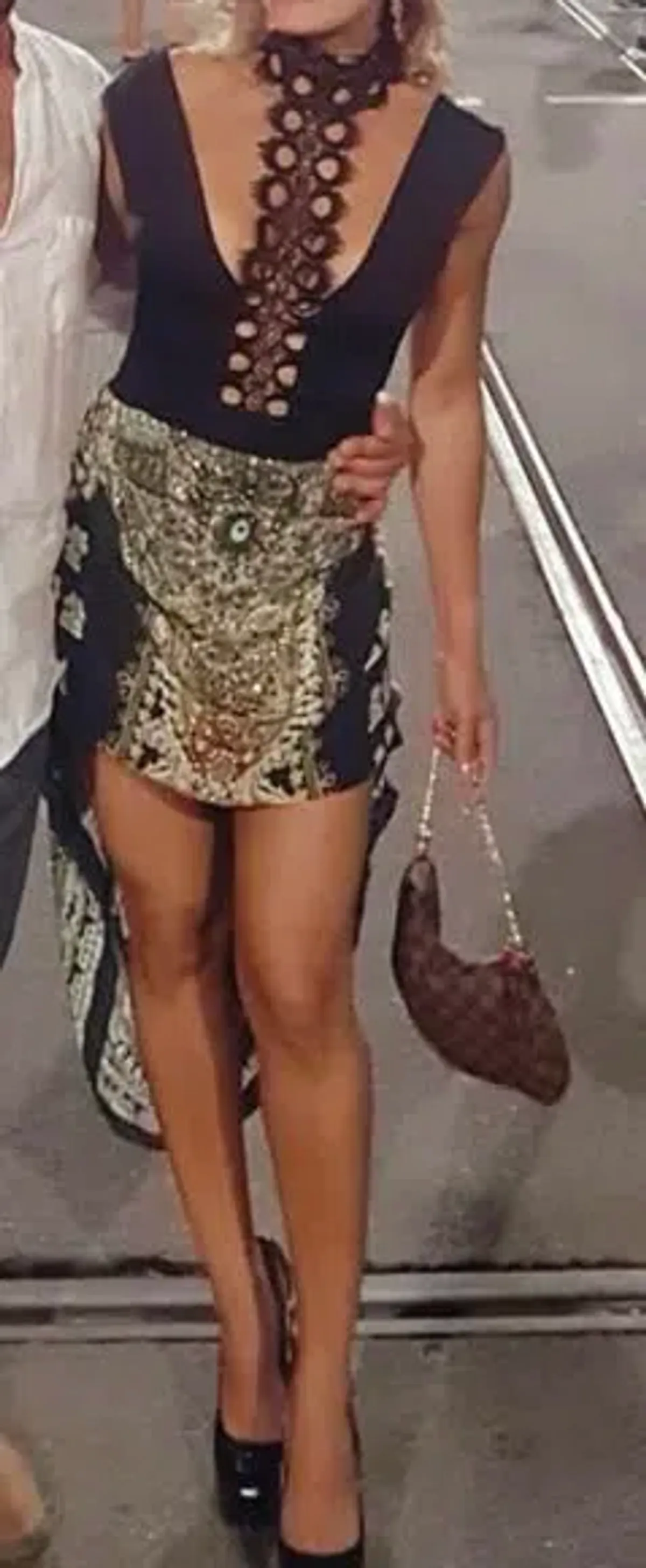 Camilla Torero Round Neck Kaftan Multi One Size - Image 4