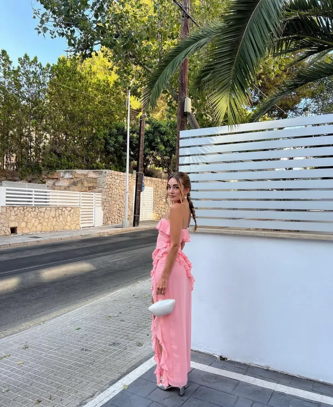 House of CB Sarina Maxi Dress Apricot Size 6 for rent on The Volte - main image