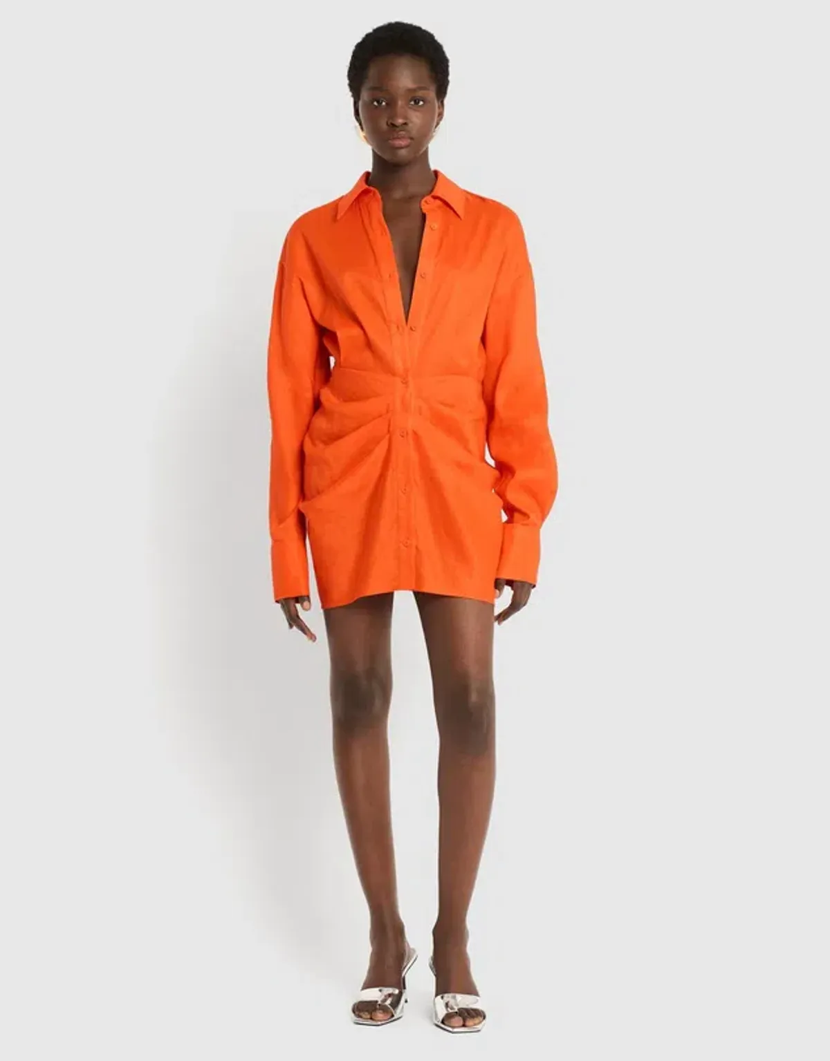 Sass and Bide Club Nocturno Mini Dress Blood Orange Size 12  - Image 1