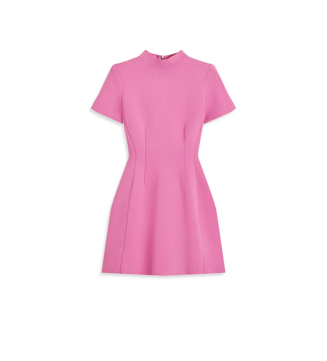 Scanlan Theodore Crepe Knit Peplum Dress Peony   Size 8 for rent on The Volte - main image