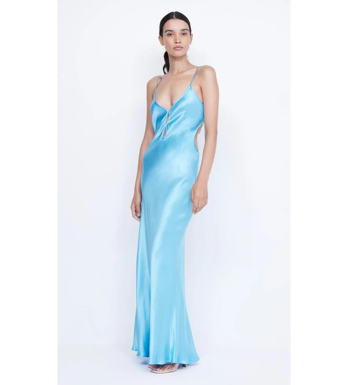 Bec and Bridge Quinn Maxi Dress in Topaz Blue Size 8 - Image 1